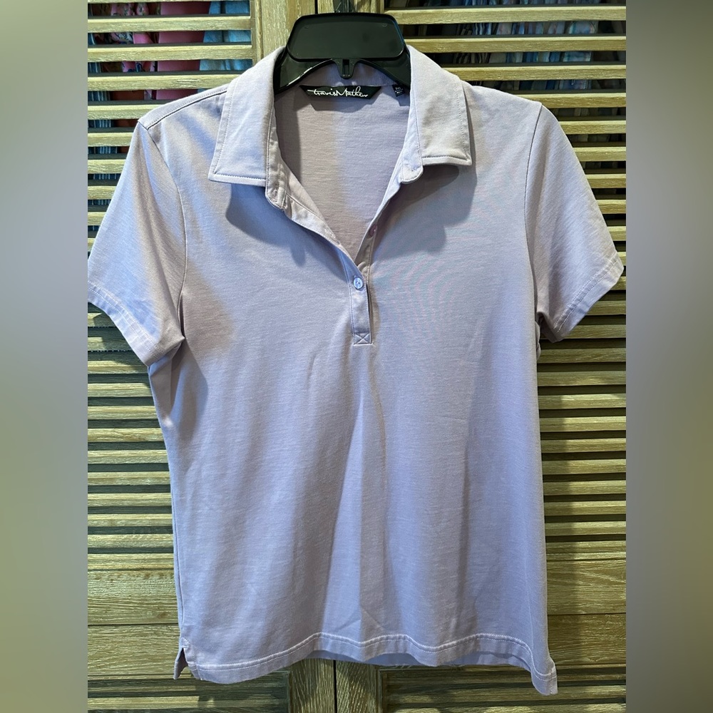 Travis Mathew Lavender Polo Top - Women's Short Sleeve